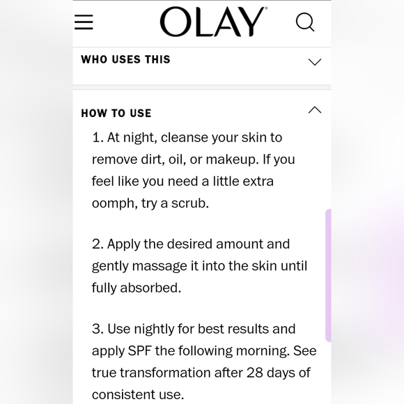 OLAY Regenerist Retinol 24+ Peptide - Picture 3 of 5